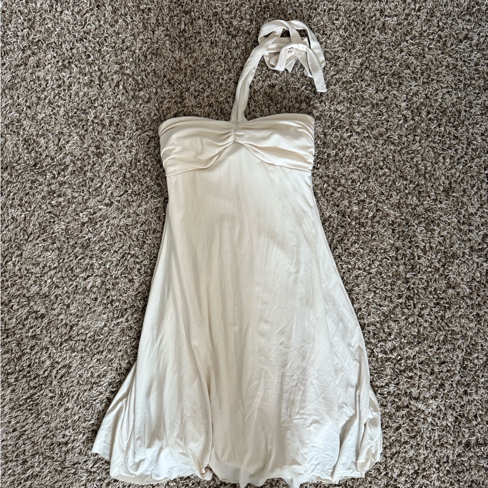 B Darlin halter glitter dress